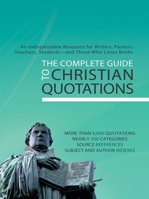 cover image of Complete Guide to Christian Quotations